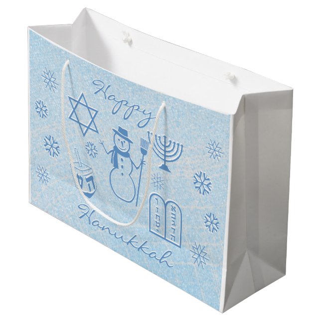 Festlig gnistra HANUKKAH (Framsidan Vinklad)