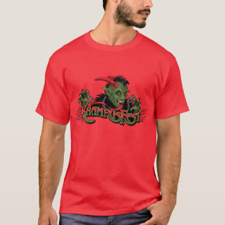 Festlig helgdag Krampus (röd T) Tee Shirt