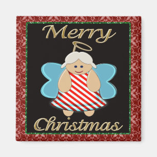 Festlig julängel magnet