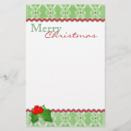 Festlig julbrevpapper brevpapper