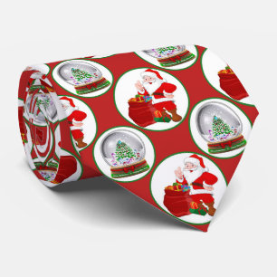 Festlig julSanta snowglobe Slips