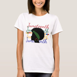 Festlig Juneteenth T-Shirt