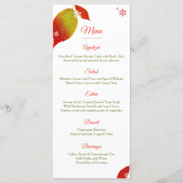 Festlig middag för lövjulhelgdag meny