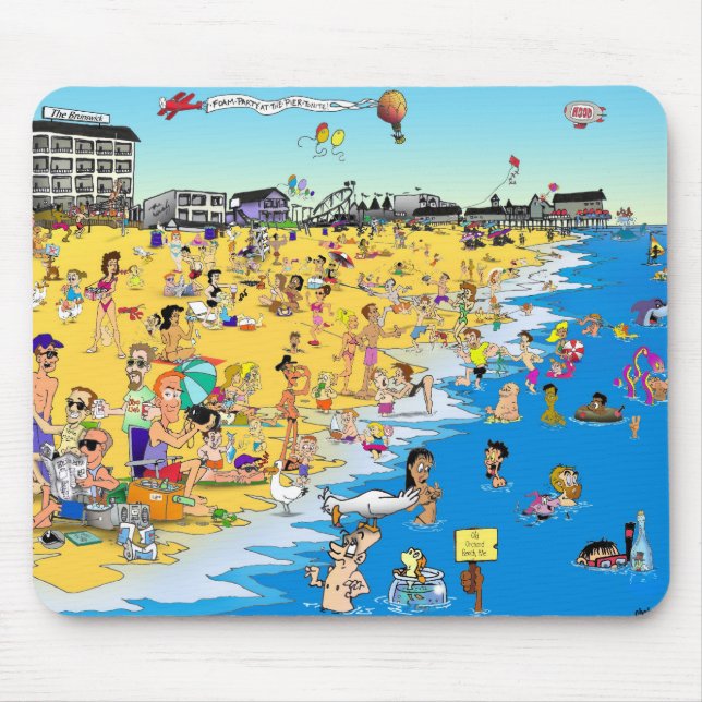 Festlig OOB Mousepad Musmatta (Framsidan)