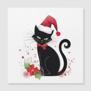 Festlig svart katt