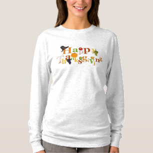 Festlig tröja för thanksgivingtextdesign