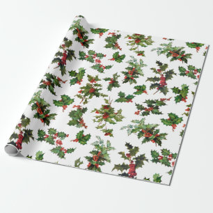 Festlig vintagestiljärnek presentpapper