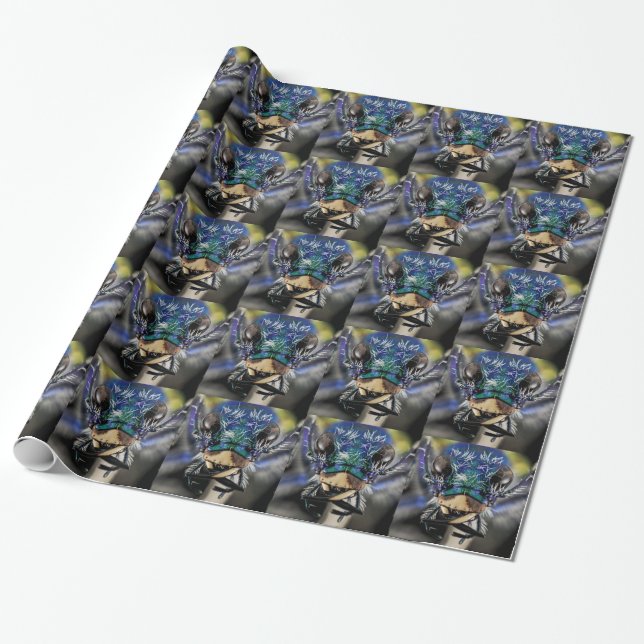 Festliga Beatle upp slut Presentpapper (Utrullad)