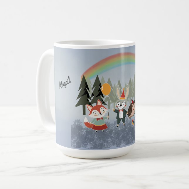 Festliga djur kaffemugg (Framsida vänster)