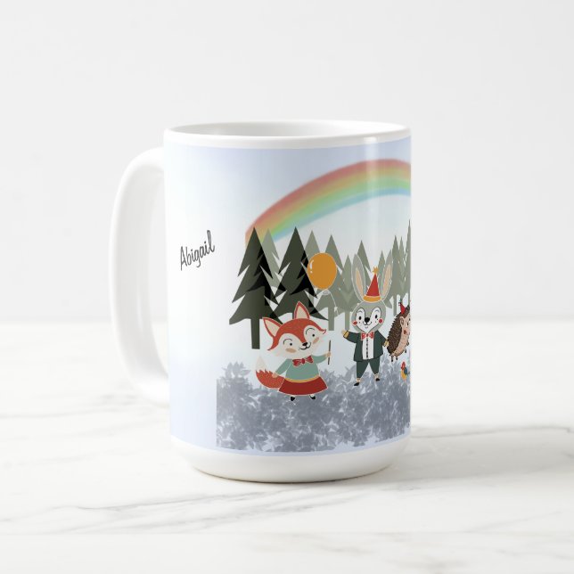 Festliga djur kaffemugg (Framsida vänster)