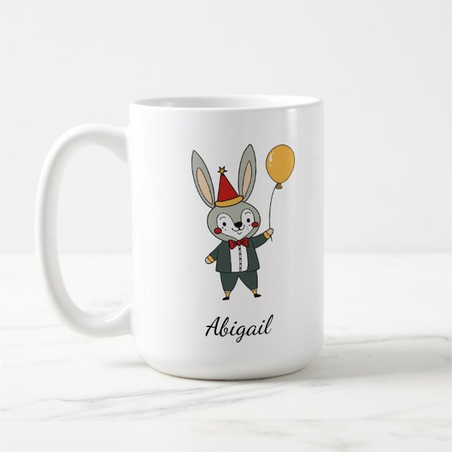Festliga djur - Kanin Kaffemugg (Vänster)