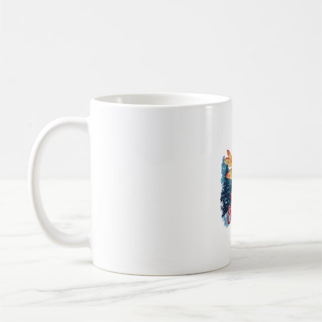 Festliga drakflyglyktor kaffemugg (Vänster)