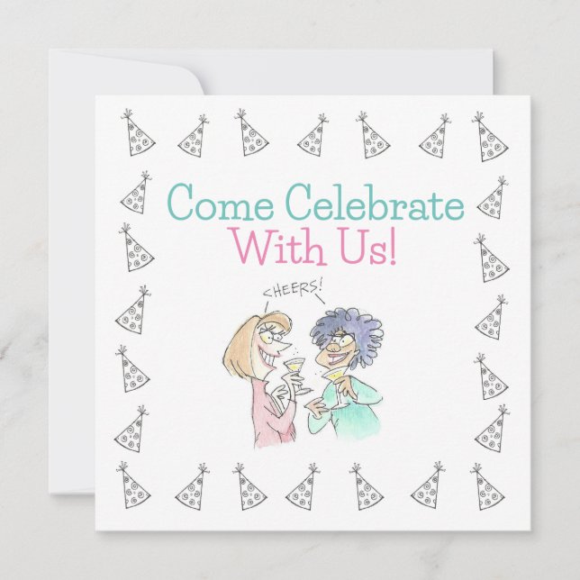 Festlighetsinbjudan Inbjudningar (Framsida)