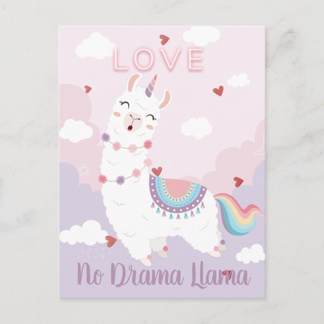 Festllama Vykort (Framsida)