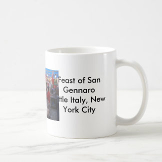 Festmåltid av den San Gennaro lite italien, New Kaffemugg