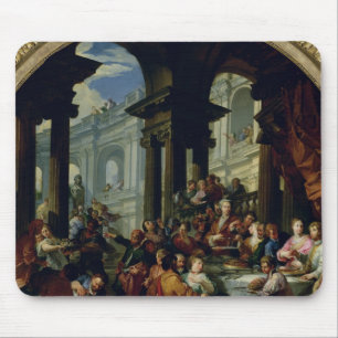 Festmåltid under en Ionic Portico, c.1720-25 Musmatta