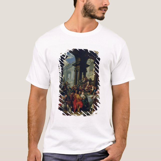 Festmåltid under en Ionic Portico, c.1720-25 Tee Shirt (Framsida)