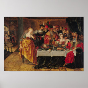 Festmåltiden av Herod Poster