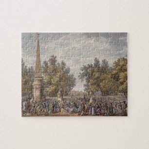 Festmåltiden av Virgil på Mantua, 24 Vendemiaire Pussel