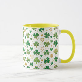 Festmönster för St. Patricksdagen Mugg