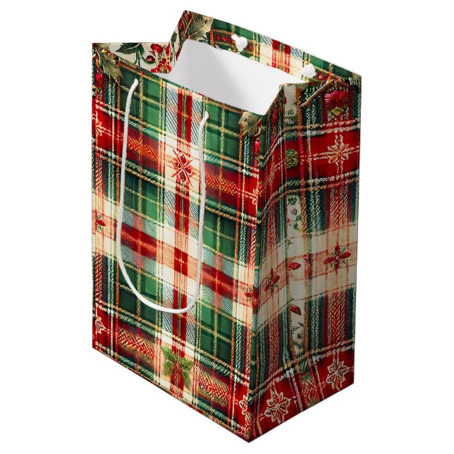 Festor julklapp med Snöflingor (Framsidan Vinklad)