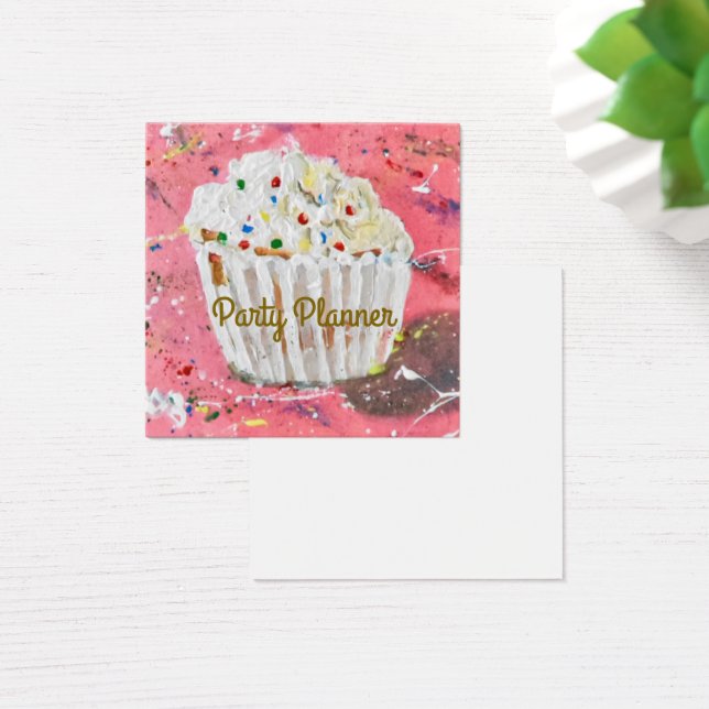 Festplanering Fyrkantigt Visitkort (Skivbord)