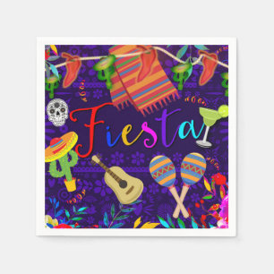 Festsfirande Födelsedagsfest Cinco De Mayo Pappersservett