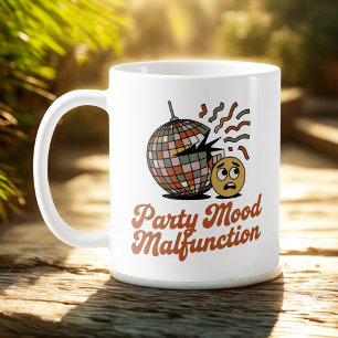 Feststämningsfel Nyårs känslomässiga stämning Kaffemugg