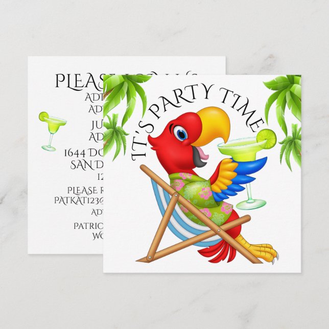 FESTTID Inbjudan (Fram/baksida)