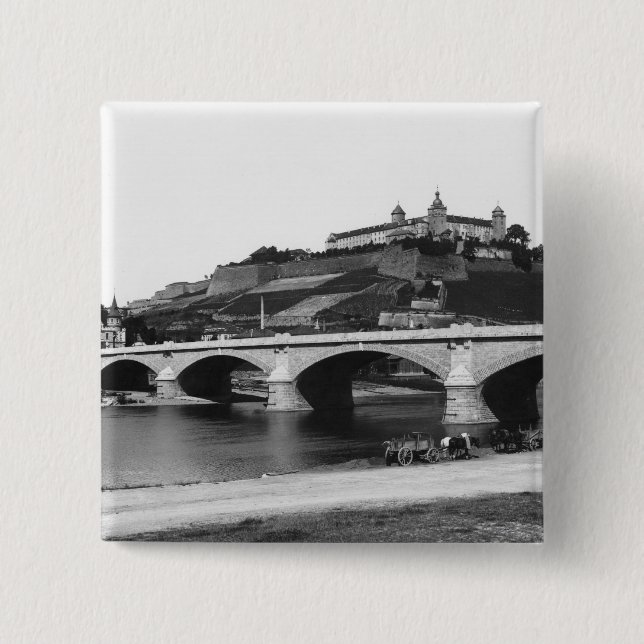 Festung Marienberg fästning Knapp (Framsida)