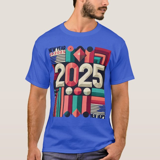 Fet 2025 Nyårsdesign: Nystart T Shirt (Framsida)