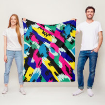 Fet Abstrakt Art i primärt Färg