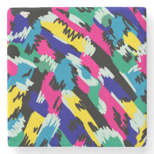 Fet Abstrakt Art i primärt Färg