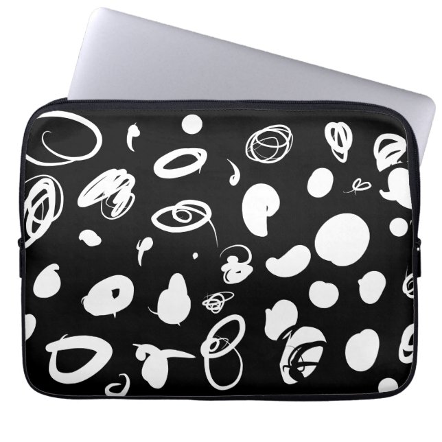 fet abstrakt design Electronics Bag Laptop Fodral (Framsidan)