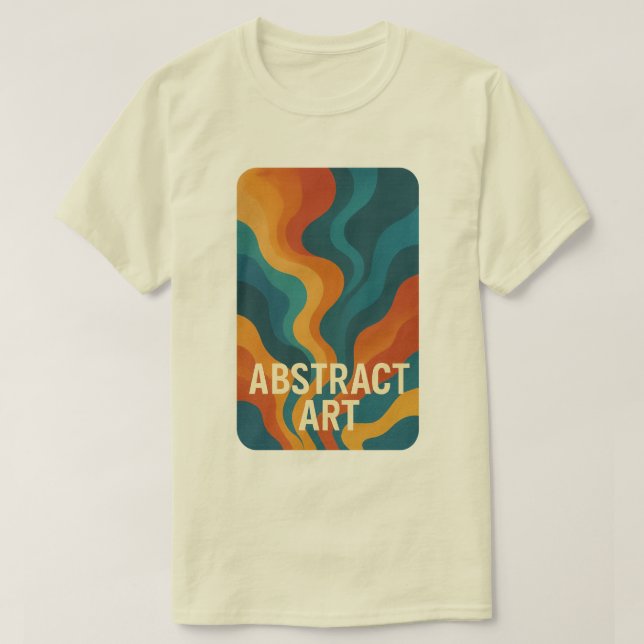 Fet Abstrakt Energy - Digital Art T Shirt (Design framsida)