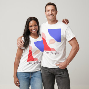 Fet Abstrakt Färg Stänk T Shirt