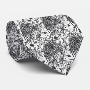 Fet Abstrakt Kandinsky Neck Tie - Arful Flair Slips