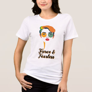 Fet Abstrakt-popup-konst Ansikte T Shirt