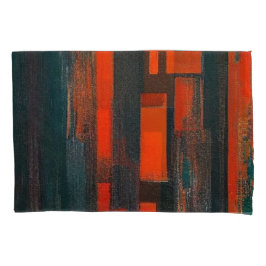 Fet Abstrakt Red and Black Art