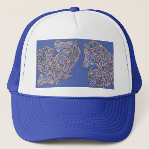 Fet Abstrakt Skum Trucker Hatt Keps