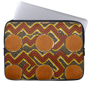 Fet afrikansk utskrift laptop fodral