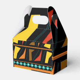 Fet afrikanskt utskriftsfavoritfält presentaskar