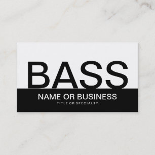 fet BASS Visitkort