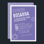 FET BAT MITZVAH, söt, modern vinkel lilak vit Inbjudningar<br><div class="desc">genom att kattmasard > WWW.SIMPLYSWEETPAPERIE.com Kärlek, men skulle vilja se vissa förändringar - ett annat färg-schema, produkt, foto eller anpassad för ett annat tillfälle - ingen oro bara kontakta mig - jag är lycklig för att hjälpa till! - - - - - - - - - - - - -...</div>