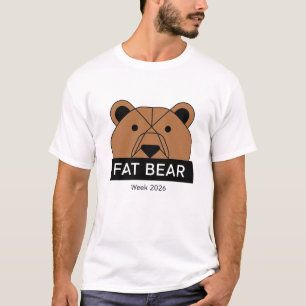 Fet björn vecka 2026 Björn Grafisk Natur Vilda dju T Shirt