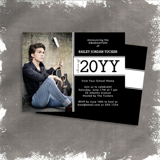 Fet Black and White Photo Studenten-meddelande (Skapare uppladdad)