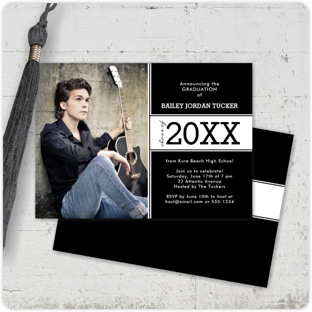 Fet Black & White Photo Studenten-meddelande Meddelande (Skapare uppladdad)