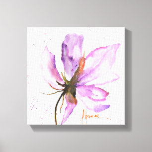 Fet Blommigt IV Canvastryck