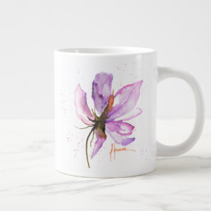 Fet Blommigt IV Jumbo Mugg