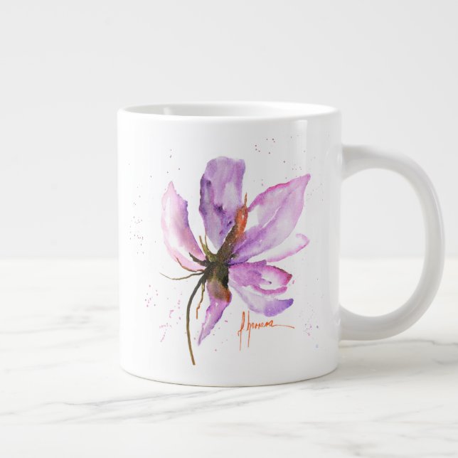 Fet Blommigt IV Jumbo Mugg (Höger)